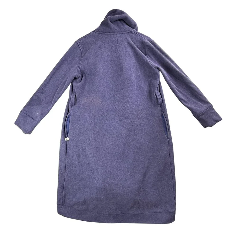 UGG Robe Womens Small Blue Plush Fleece Lined Lounge Bath Wrap Cozy UA4101W - Picture 2 of 15